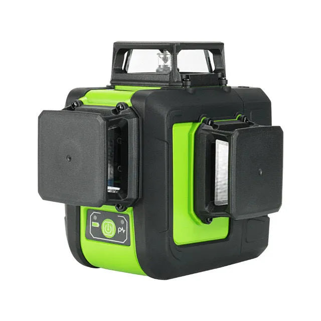 Laser level gauge 635nm red or green beam 65.4 x 75 x 76mm for wall sticking and ground line casting