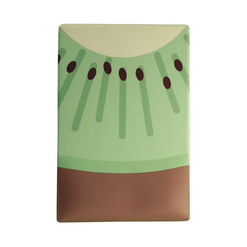 Green kiwi fruit design silicone and cloth wrist pad for keyboard and mouse