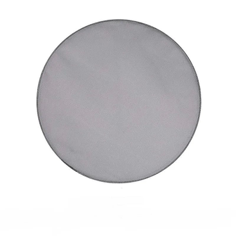 Fireproof fire pit mat with aluminium foil glass fibre layer for lawn and courtyard heat protection