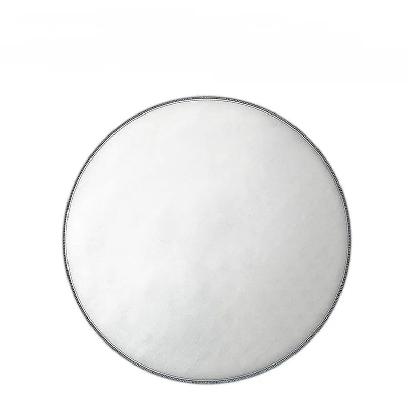 Fireproof fire pit mat with aluminium foil glass fibre layer for lawn and courtyard heat protection