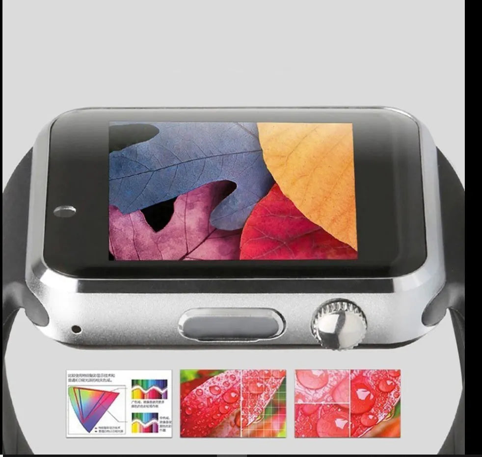 A1 smart watch with 1.54-inch screen and camera for Android with GSM SIM support