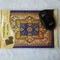 Square Persian carpet design mouse pad with Dunhuang mural pattern measuring 230x180mm