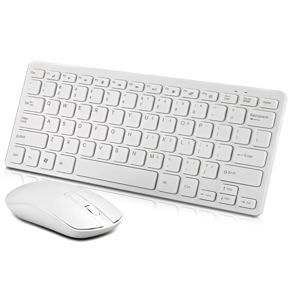 Wireless keyboard and mouse set in black with USB receiver, 283x122x22mm keyboard