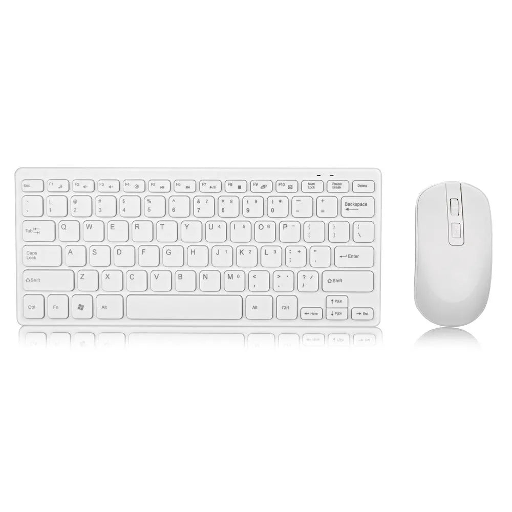 Wireless keyboard and mouse set in black with USB receiver, 283x122x22mm keyboard