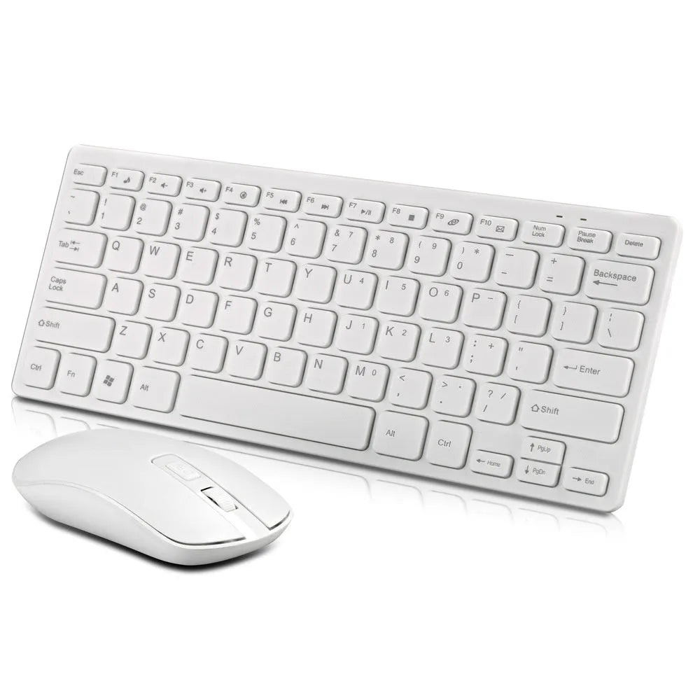 Wireless keyboard and mouse set in black with USB receiver, 283x122x22mm keyboard