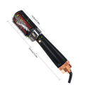 Black and pink tourmaline ceramic hot air comb with infrared spray technology