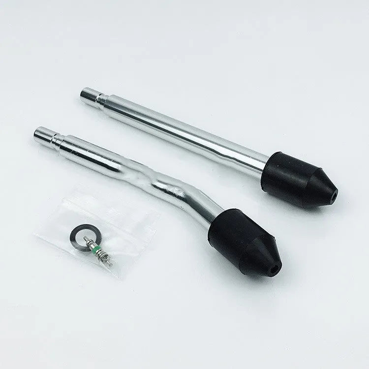 Red cylinder pressure gauge kit for motorcycle and car engines, 8-piece set in plastic box, 0.95kg