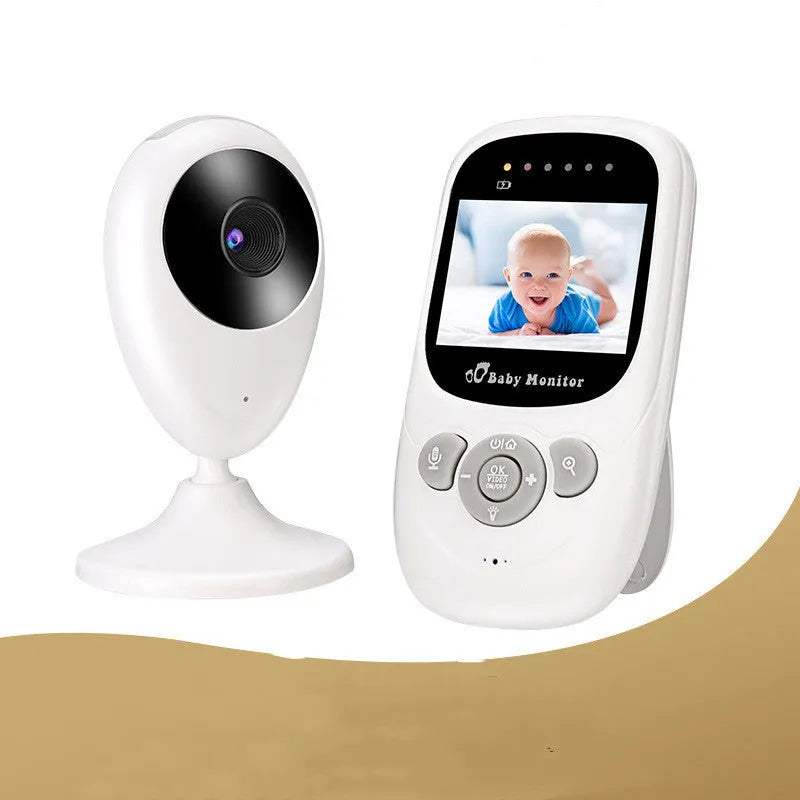 Wireless indoor baby monitor camera with 2MP CMOS sensor, 1080P resolution, 3.6mm lens and motion detection.