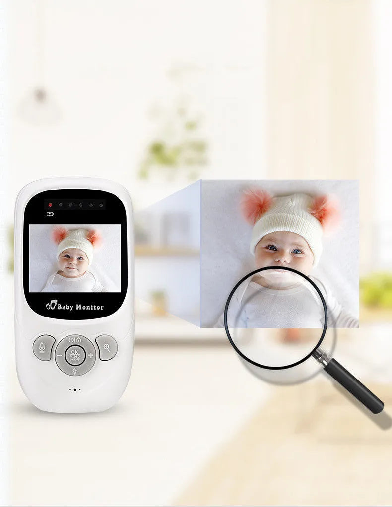 Wireless indoor baby monitor camera with 2MP CMOS sensor, 1080P resolution, 3.6mm lens and motion detection.