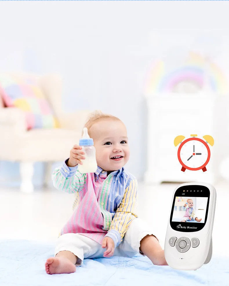 Wireless indoor baby monitor camera with 2MP CMOS sensor, 1080P resolution, 3.6mm lens and motion detection.
