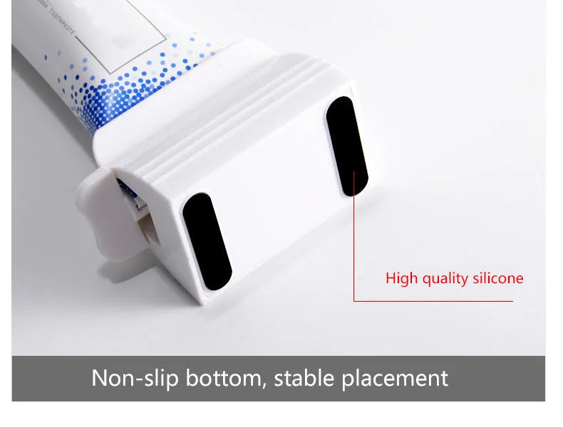 Large toothpaste squeezer in white plastic with ABS material for bathroom use