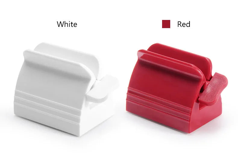 Large toothpaste squeezer in white plastic with ABS material for bathroom use