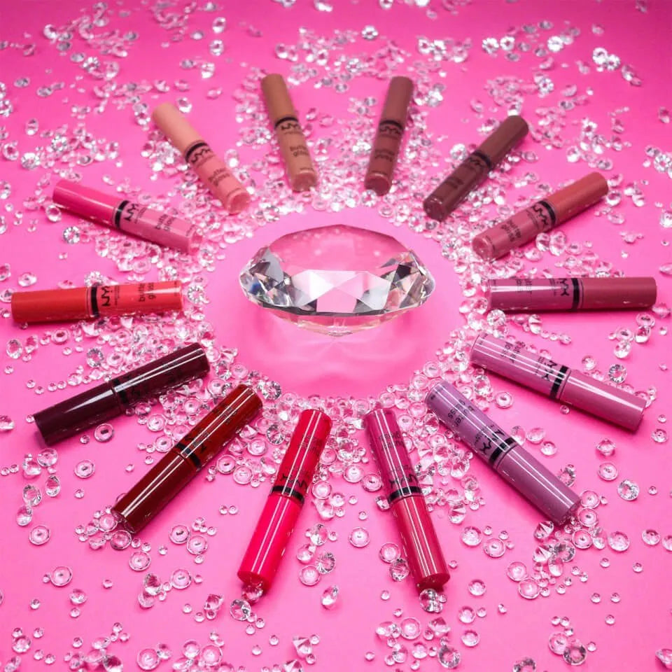 Nyx Butter Gloss lip glaze in multiple shades including BLG36 Sorbet and BLG09 Vanilla Cream Pie