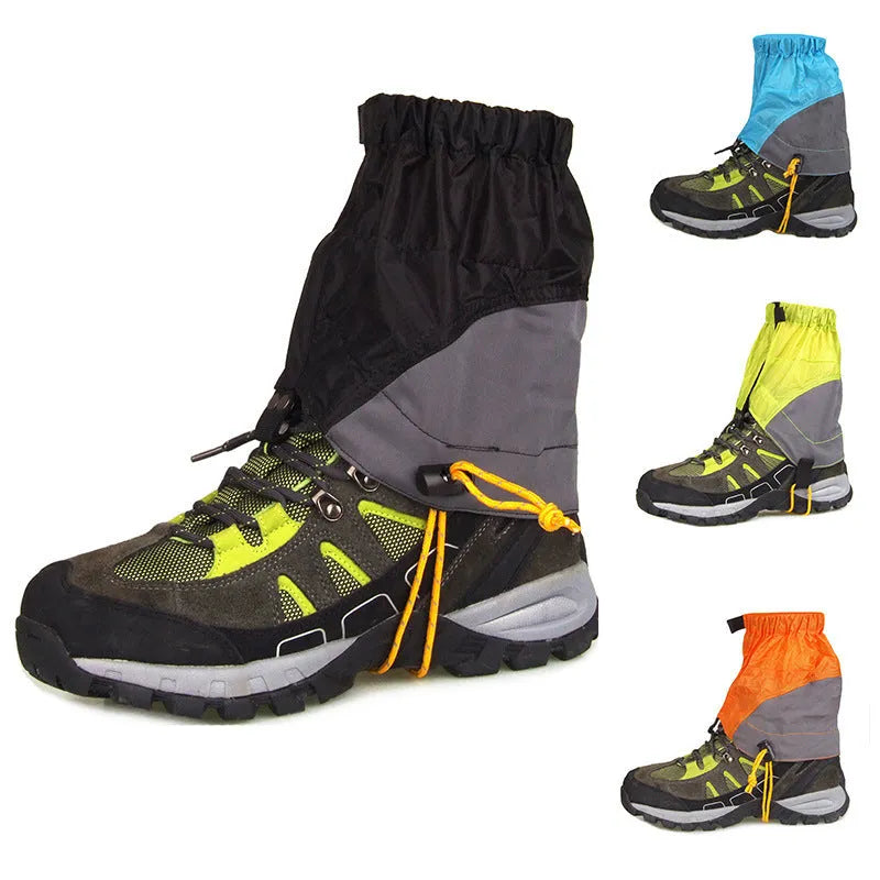 Splash-proof tear-proof breathable sand-proof foot cover in black nylon check cloth 22x20cm