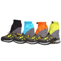 Splash-proof tear-proof breathable sand-proof foot cover in black nylon check cloth 22x20cm