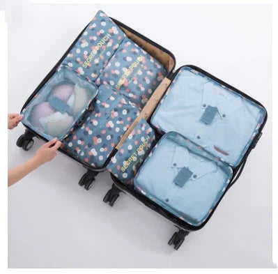 Premium waterproof travel packing cubes in various colors for organized packing and storage