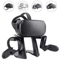 White VR display bracket for Oculus headsets made from ABS, shown empty and ready for use