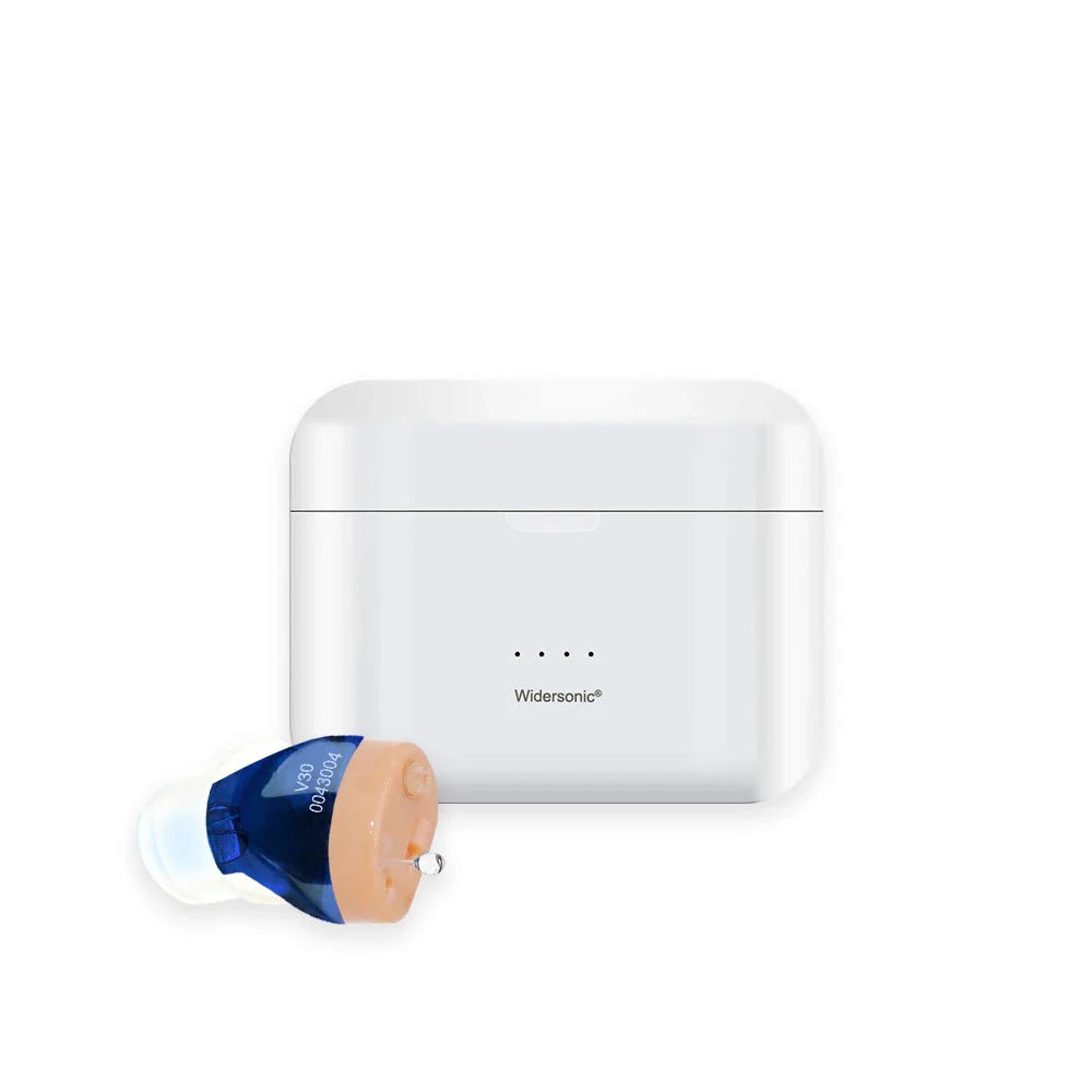 Rechargeable hearing amplifier for the elderly with clear sound enhancement features