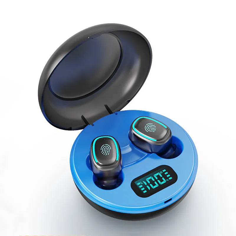 Private mode Bluetooth TWS earbuds in white, black or red colours with earplug design
