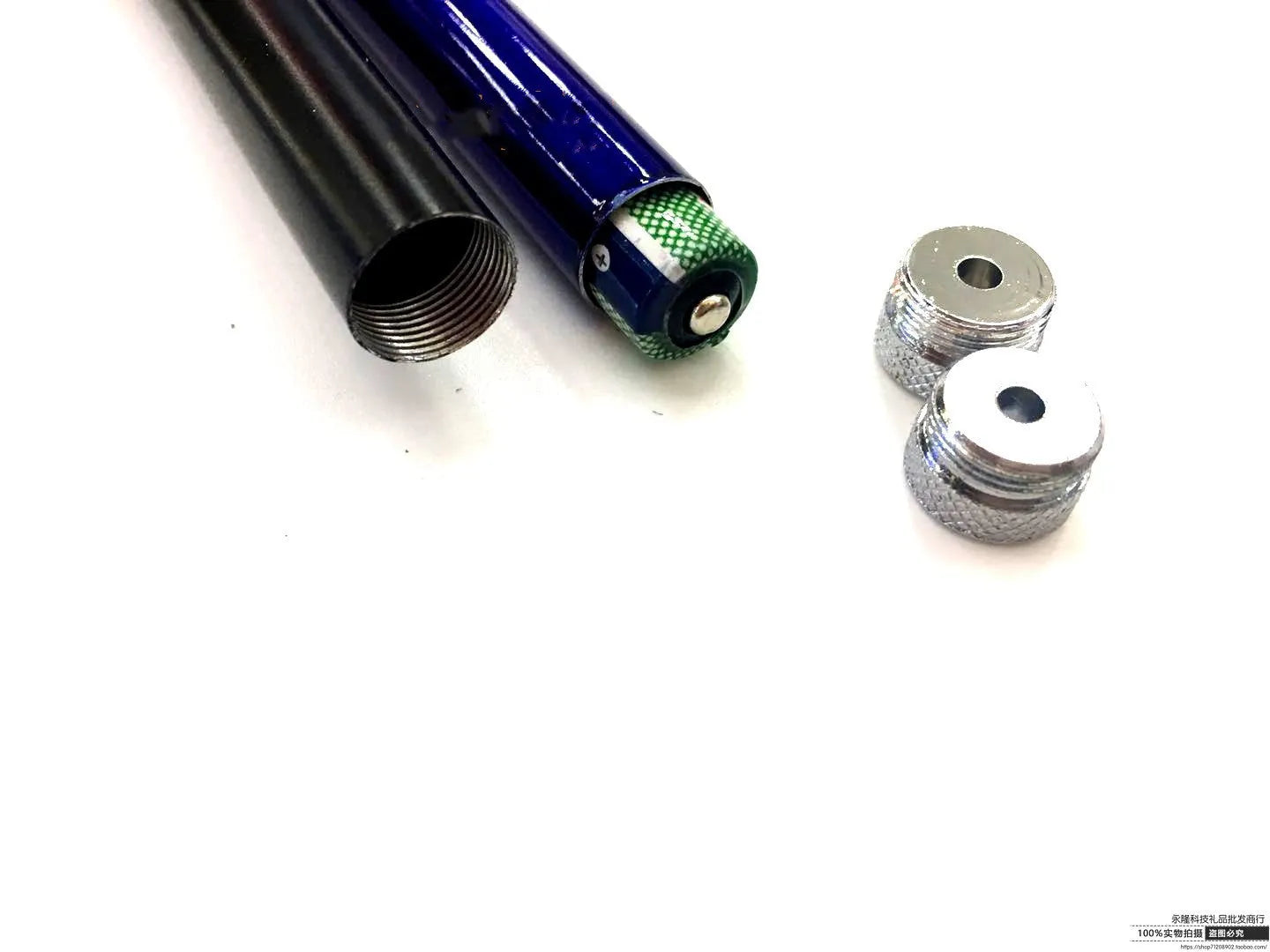 Black conference pointer pen with red laser light for presentations
