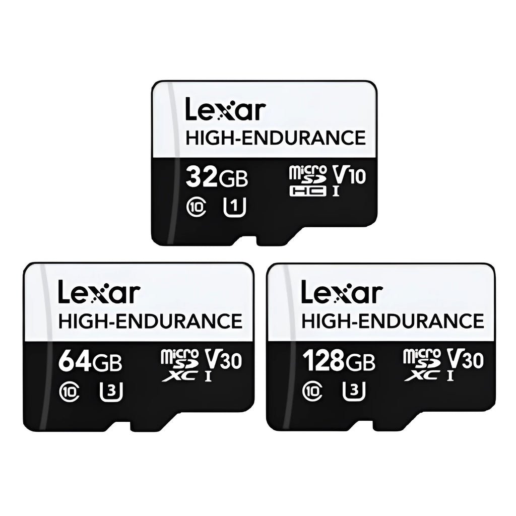 TF micro-SD memory card in black and white, 32GB 64GB 128GB, for driving recorder and surveillance camera