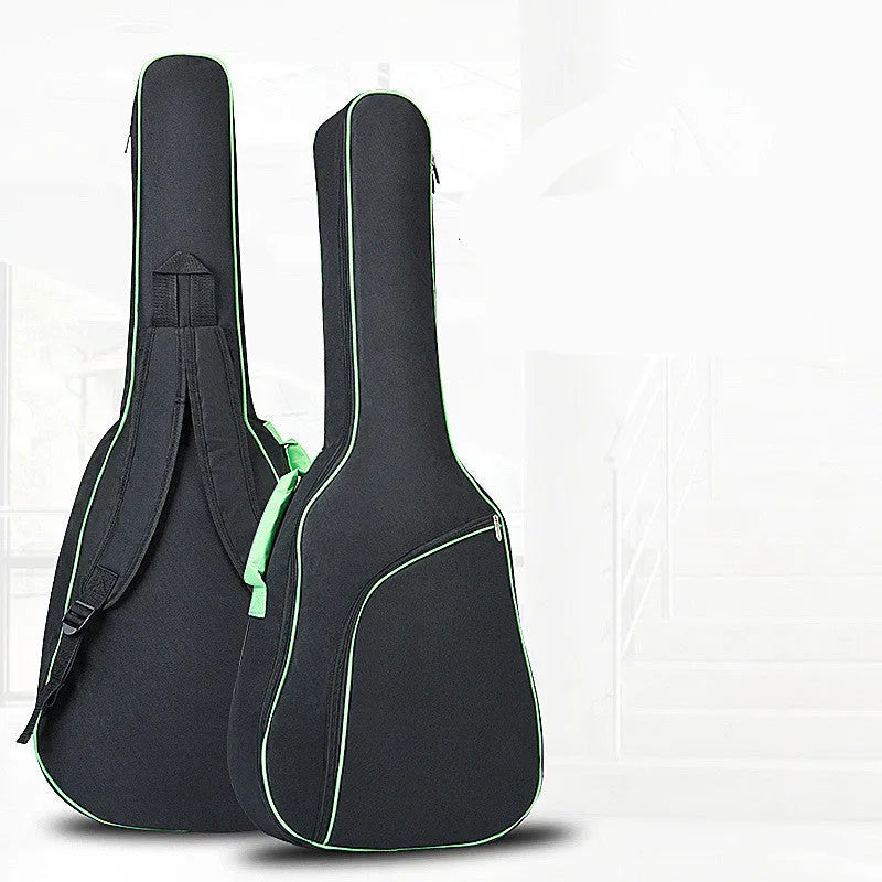 Universal A3 acoustic guitar bag in orange Oxford cloth with double shoulder straps