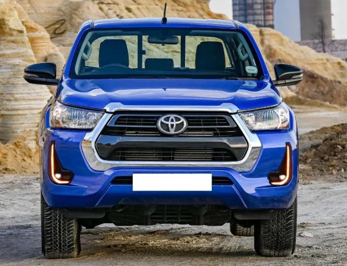 Toyota Hilux 20-21 LED daytime running light DRL fog light in yellow colour direct fit