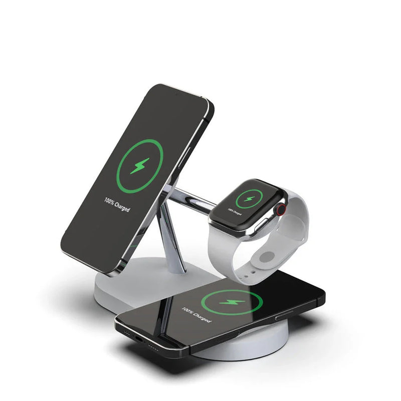 NZ Magnetic Wireless Charging Station with Night Light and Device Holder