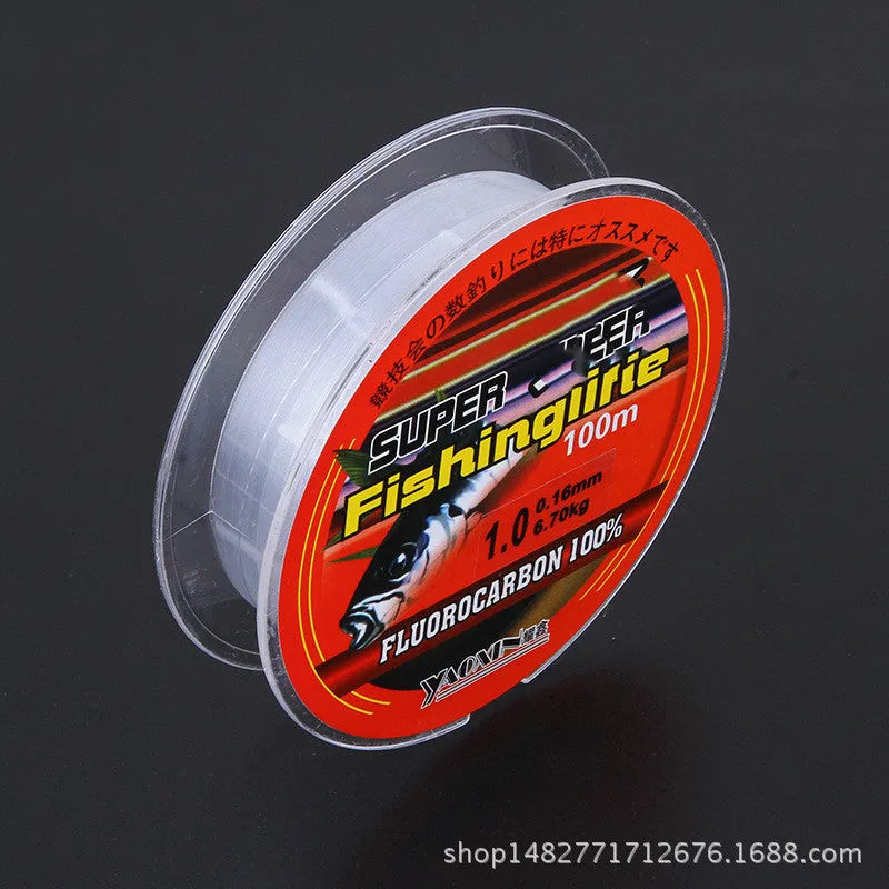 Nylon fishing line high-horsepower 200m transparent spool for sea rod fishing