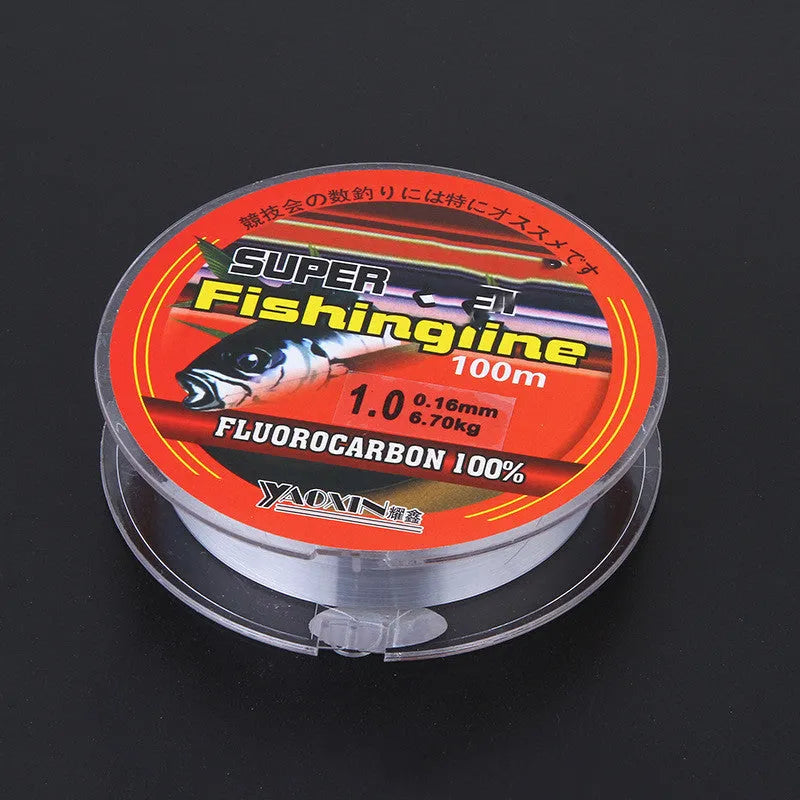 Nylon fishing line high-horsepower 200m transparent spool for sea rod fishing