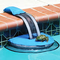 Blue polyester fibre swimming pool small animal rescue net for frogs and birds