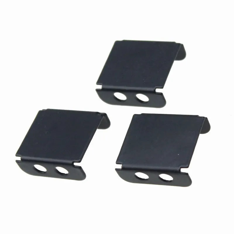 Graphics card cooling fan bracket showing 80mm and 90mm fan mounting points in three colour options