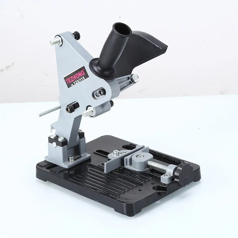 Alloy angle grinder mounting bracket with 125mm length and single tooth design