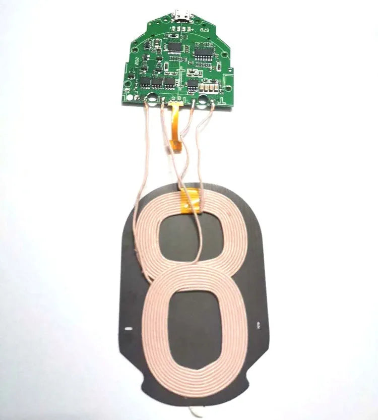 Qi wireless charger pad, 10W fast charge, 0.035kg, CE FCC RoHS certified, S7B dual coil module