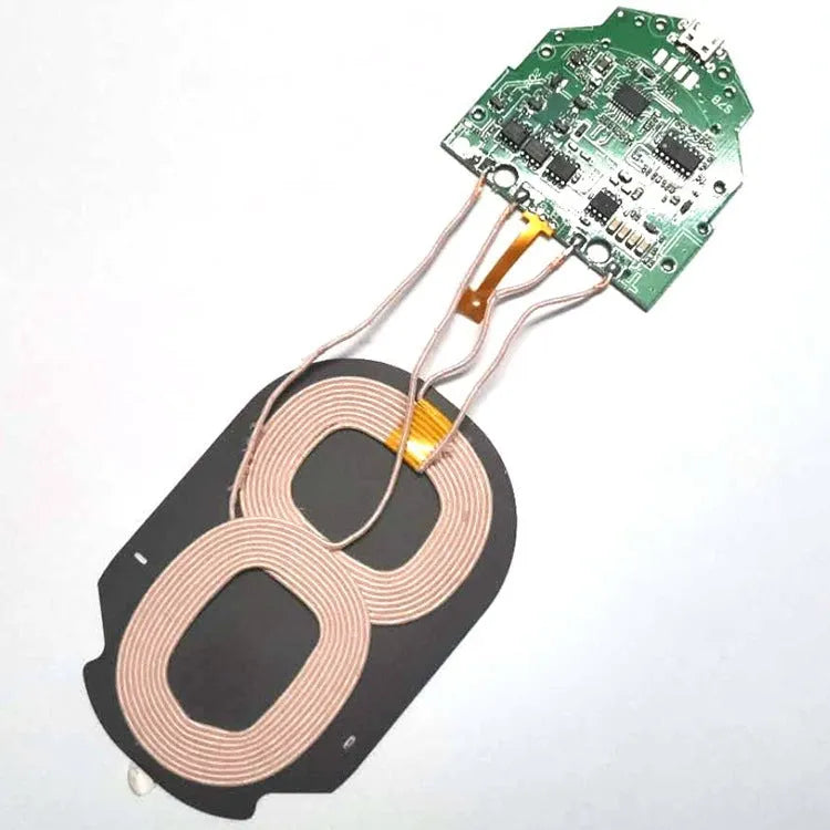 Qi wireless charger pad, 10W fast charge, 0.035kg, CE FCC RoHS certified, S7B dual coil module