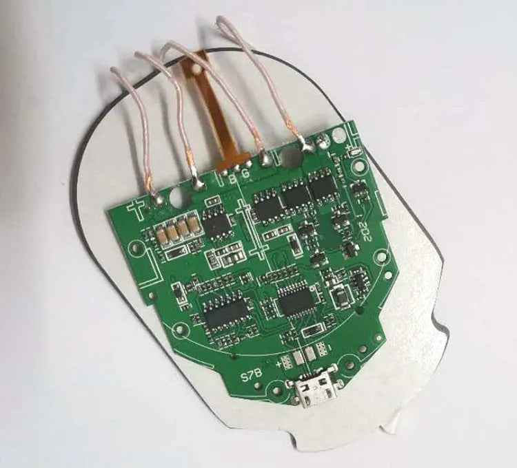 Qi wireless charger pad, 10W fast charge, 0.035kg, CE FCC RoHS certified, S7B dual coil module