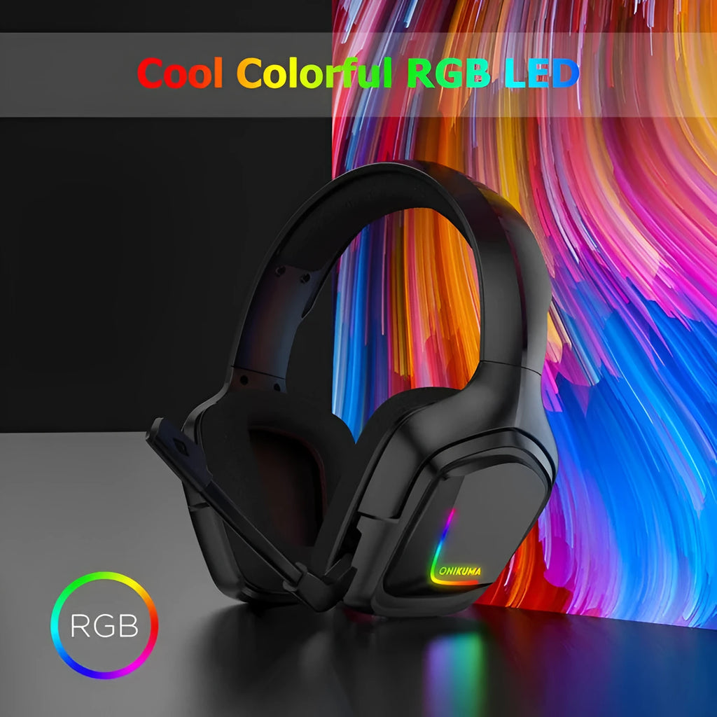 Wired over-ear gaming headset with microphone, 3.5mm plug, 2m braided cable, Black and Camouflage White options