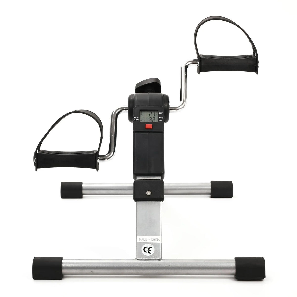 Folding fitness pedal stepper exercise machine with LCD display and adjustable resistance in as-shown colour