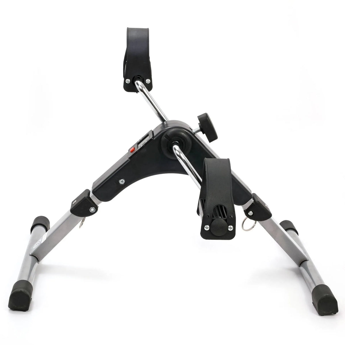 Folding fitness pedal stepper exercise machine with LCD display and adjustable resistance in as-shown colour