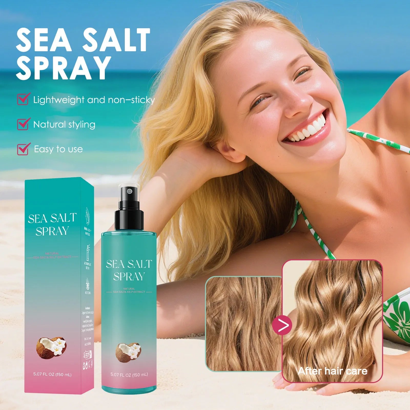 Soothing Scalp Deep Moisturising Hair Care Spray 150ml bottle for frizzy hair treatment