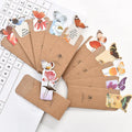 Flat butterfly paper bookmark from Japan and South Korea, 13.5cm long, for gifting.
