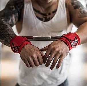 Fitness wristband made from non-woven fabric for weightlifting bench press anti-sprain support, 45cm length