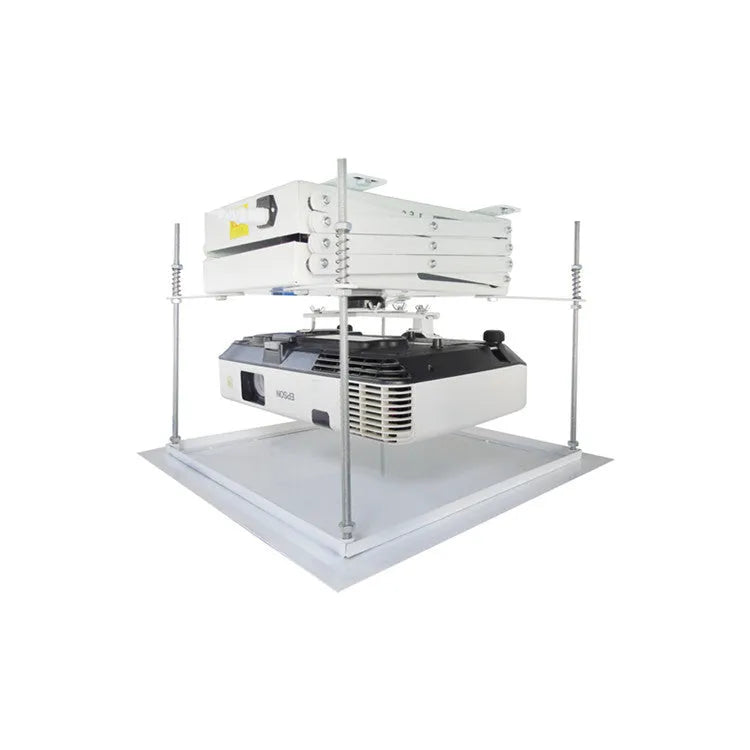 Electric projector lifting hanger with wireless remote control and ultra-thin chassis