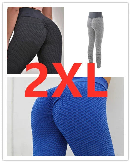 Chic plaid yoga pants for women with a high-waisted, seamless design and breathable fabric