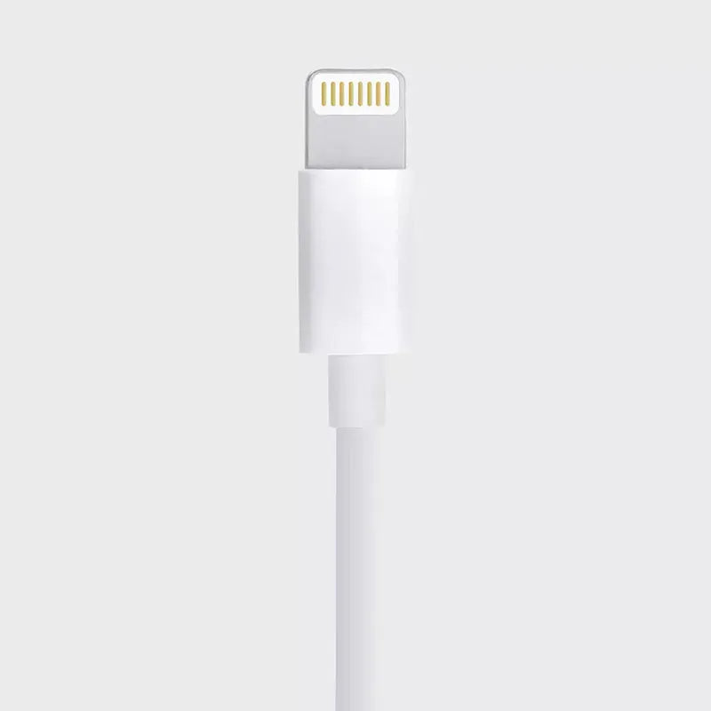White Apple MFi-certified Lightning to USB charging cable 1 metre length for iPhone