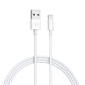 White Apple MFi-certified Lightning to USB charging cable 1 metre length for iPhone