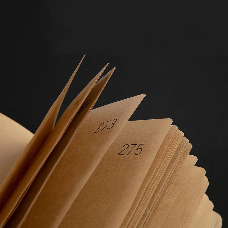 A5 hardcover locked diary notebook with Daolin paper pages in beige camel or ya black options