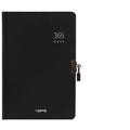 A5 hardcover locked diary notebook with Daolin paper pages in beige camel or ya black options