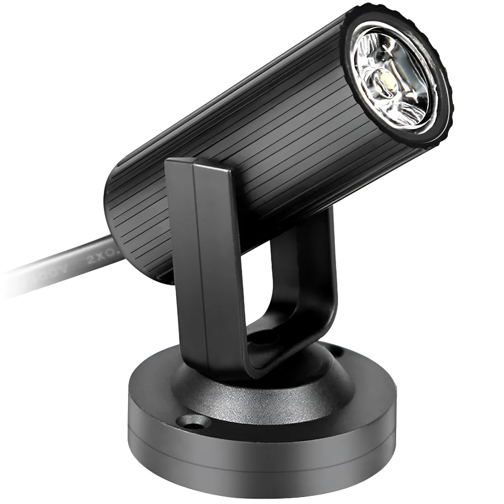 Black plastic 1W RGBW LED stage pinspot beam spotlight for professional lighting