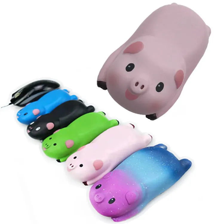 Black PU wristband mouse pad with integrated hand rest and wrist guard on a wooden desk